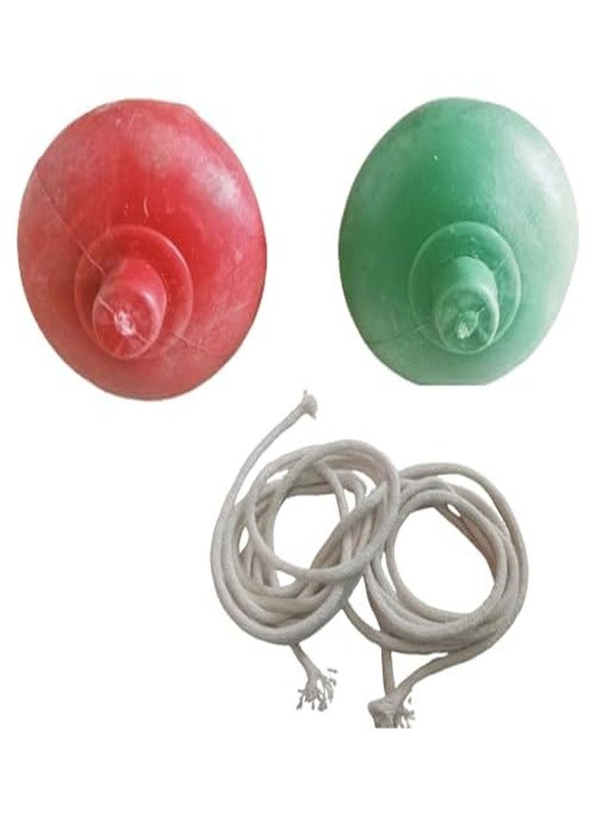 ZOKCY® Combo (2 Plastic Spinning Lattu with Thread + 2 Crystal Slime Jelly) for Kids/for Kids/Plastic Spinning Lattu with Thread Traditional Indian Game/Crystal Slime Jelly Toy for Game - Image 4